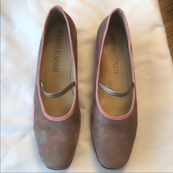 PETER KAISER SUEDE MARY JANE SHOES. NEW - Picture 5 of 8